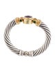 David Yurman Amethyst & Diopside Renaissance Bangle