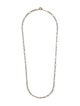David Yurman Two-Tone Figaro Long Station Necklace
