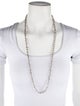 David Yurman Two-Tone Figaro Long Station Necklace
