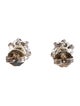 David Yurman Quartz & Diamond Cable Wrap Stud Earrings