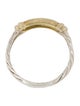 David Yurman Diamond Two-Tone Metro Cable Band