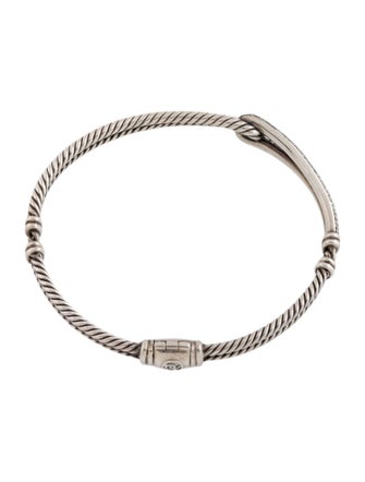 David Yurman Diamond Petite Pavé Labyrinth® Single-Loop Bracelet
