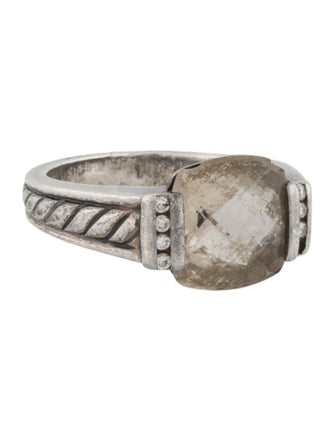 David Yurman Quartz & Diamond Cocktail Ring
