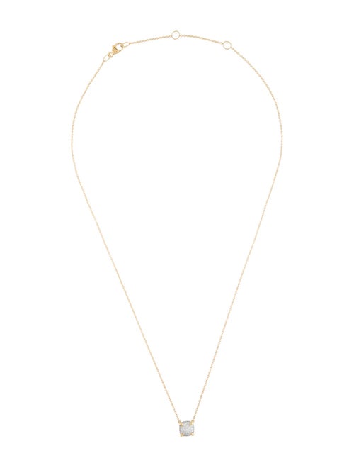 David Yurman 18K Diamond Chatelaine Full Pave Pendant Necklace