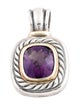 David Yurman Amethyst Enhancer Pendant