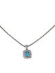 David Yurman Topaz & Diamond Petite Albion Pendant Necklace