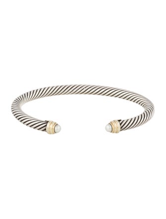 David Yurman Pearl Classic Cable Bracelet