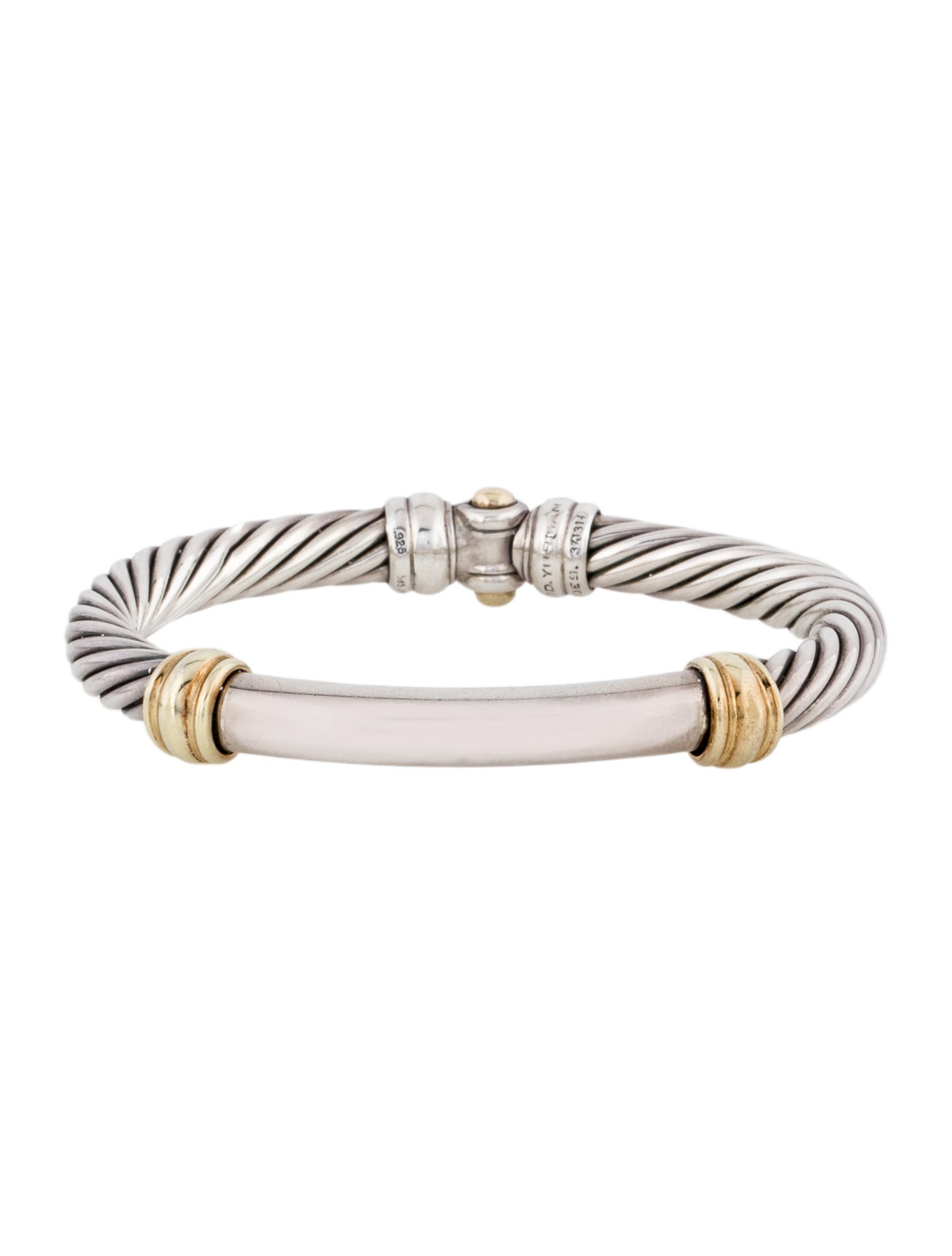 David Yurman Vintage Two-Tone Metro Cable Bracelet