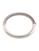David Yurman Cable & Smooth Hinged Bangle Bracelet