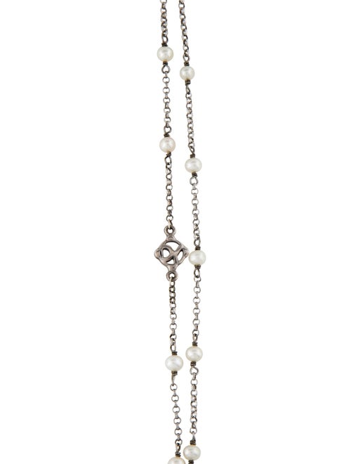 David Yurman Pearl Station Toggle Necklace