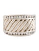 David Yurman Diamond Sculpted Cable Cigar Band