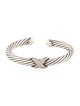 David Yurman Diamond X Cable Bracelet