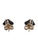 David Yurman Onyx & Diamond Cable Wrap Earrings