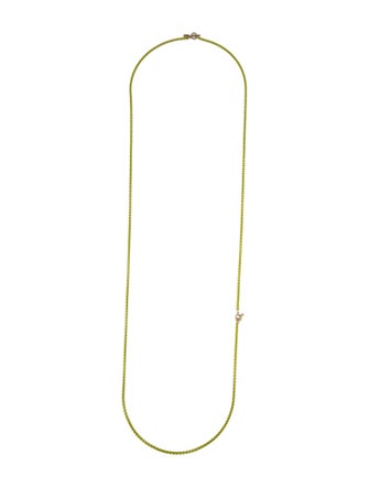 David Yurman 14K Acrylic Bel Aire Box Chain Necklace