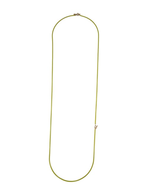 David Yurman 14K Acrylic Bel Aire Box Chain Necklace