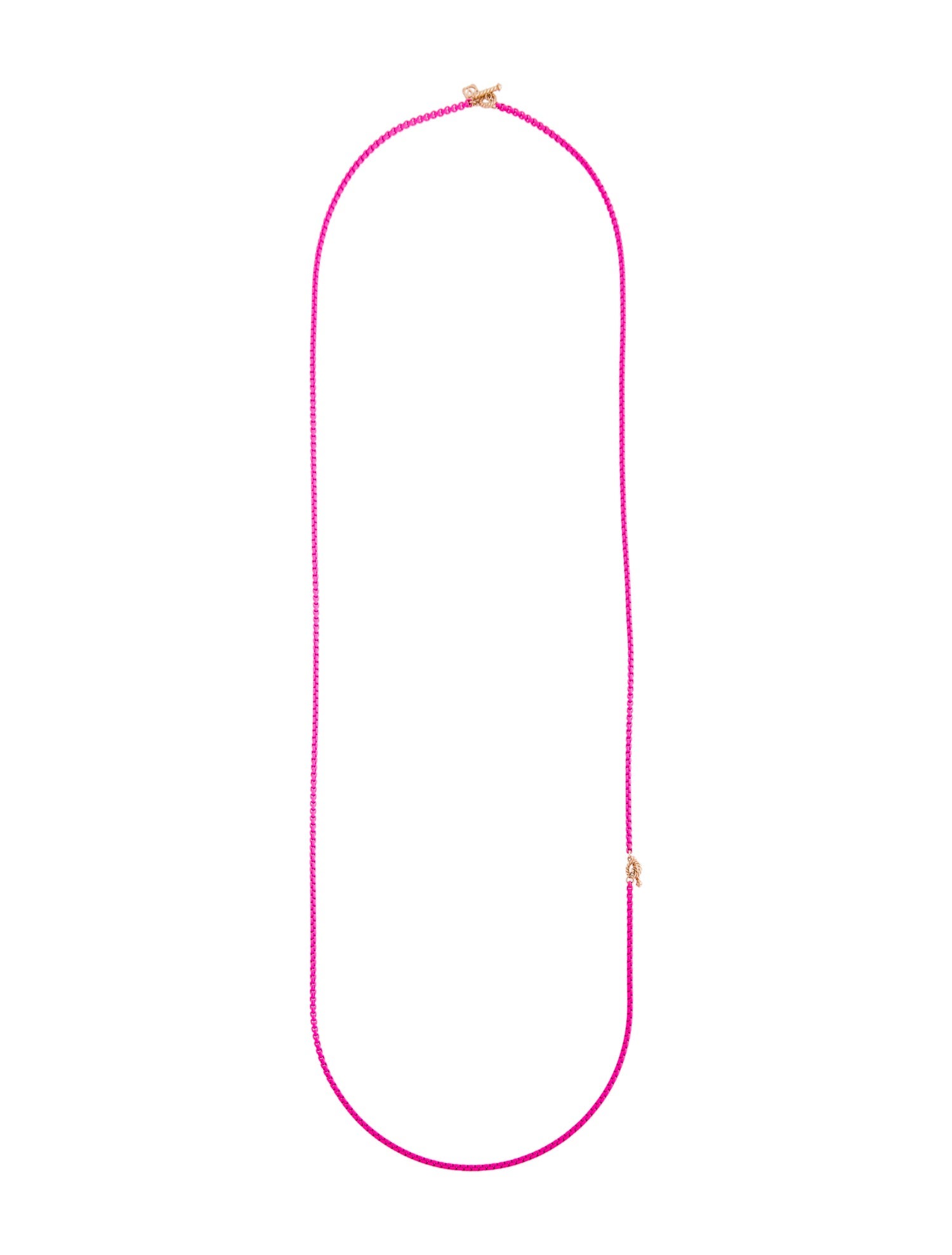 David Yurman 14K Color Box Chain Necklace