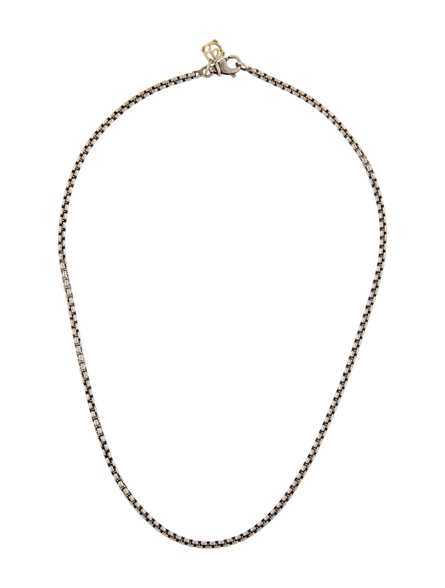 David Yurman Box Chain Necklace