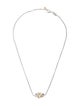 David Yurman Two-Tone Crossover Single Station Pendant Necklace