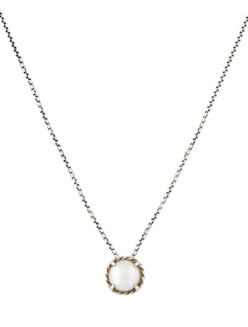 David Yurman Pearl Petite Chatelaine Pendant Necklace