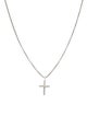 David Yurman Two-Tone Petite X Cross Necklace