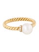 David Yurman 18K Akoya Cultured Pearl & Diamond Petite Cocktail Ring