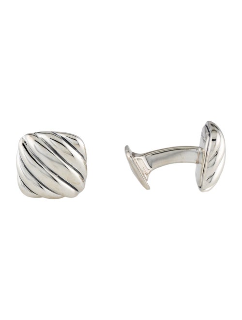 David Yurman Sculpted Cable Cushion Cufflinks