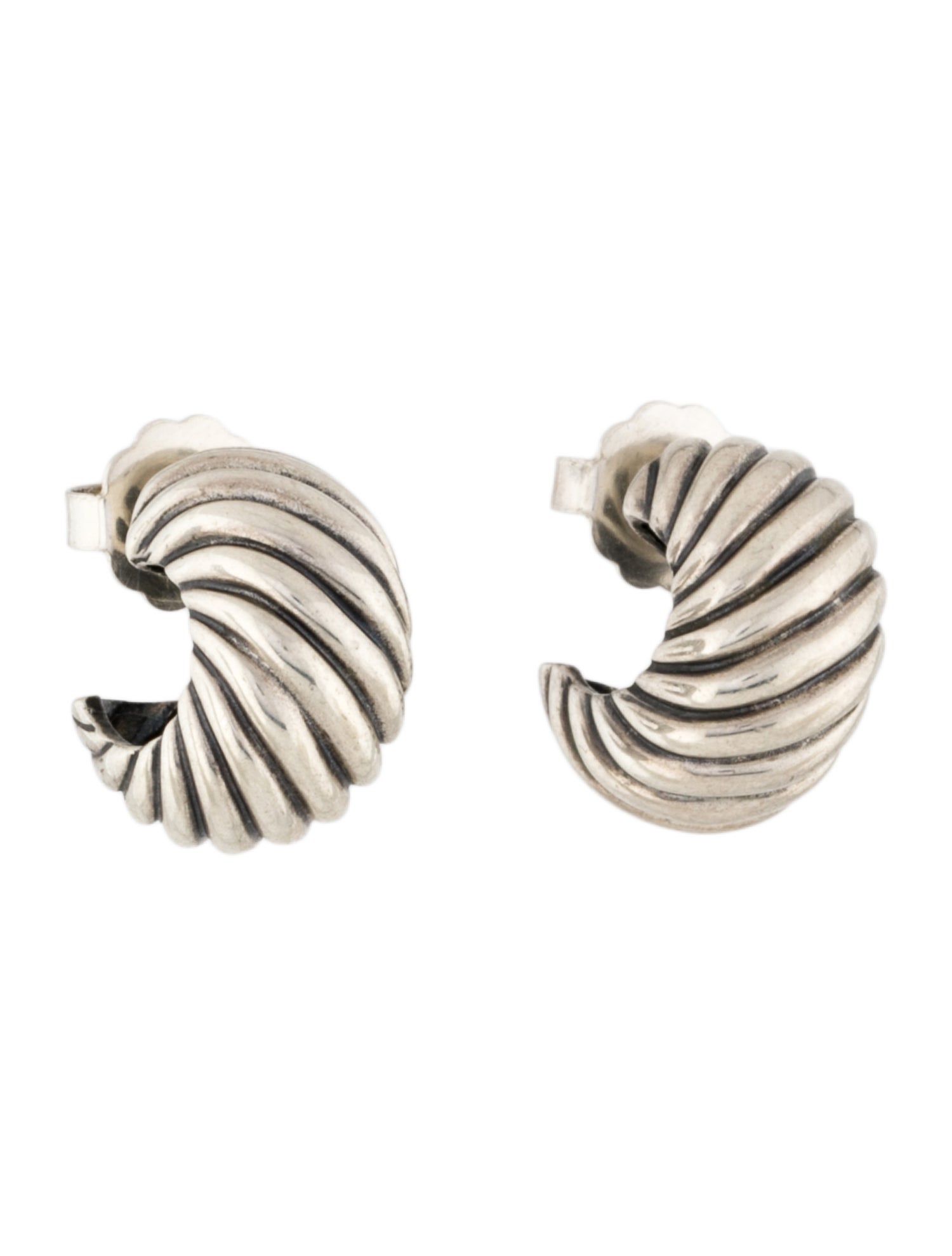 David Yurman Cable Huggie Earrings