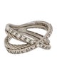 David Yurman Diamond Cable X Crossover Band