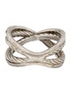 David Yurman Diamond Cable X Crossover Band