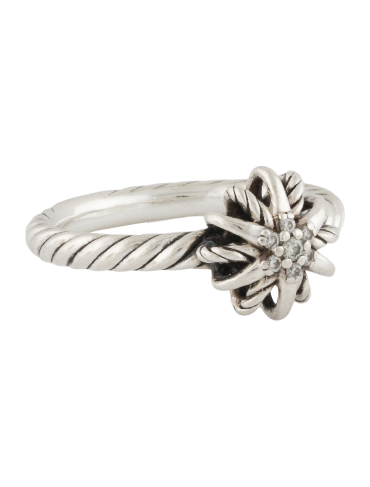 David Yurman Diamond Starburst Cocktail Ring