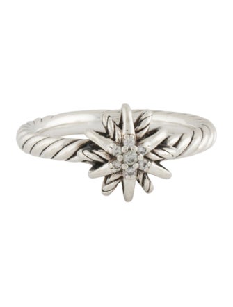David Yurman Diamond Starburst Cocktail Ring