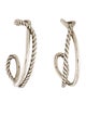 David Yurman Crossover Hoop Earrings