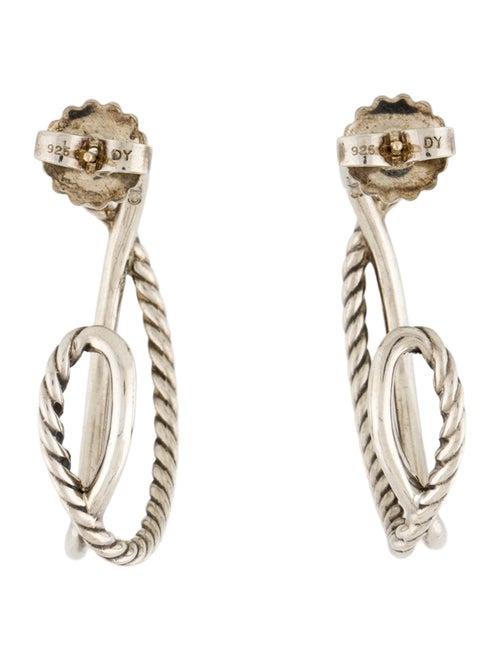 David Yurman Crossover Hoop Earrings