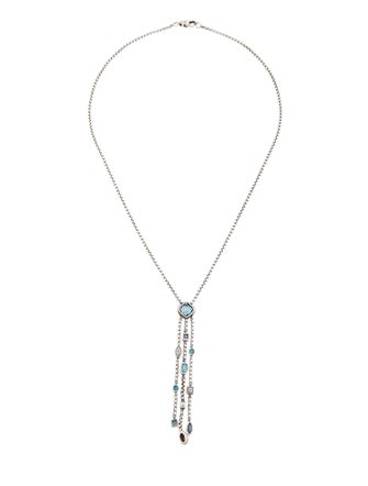 David Yurman Topaz, Iolite & Diamond Confetti Lavalier Necklace