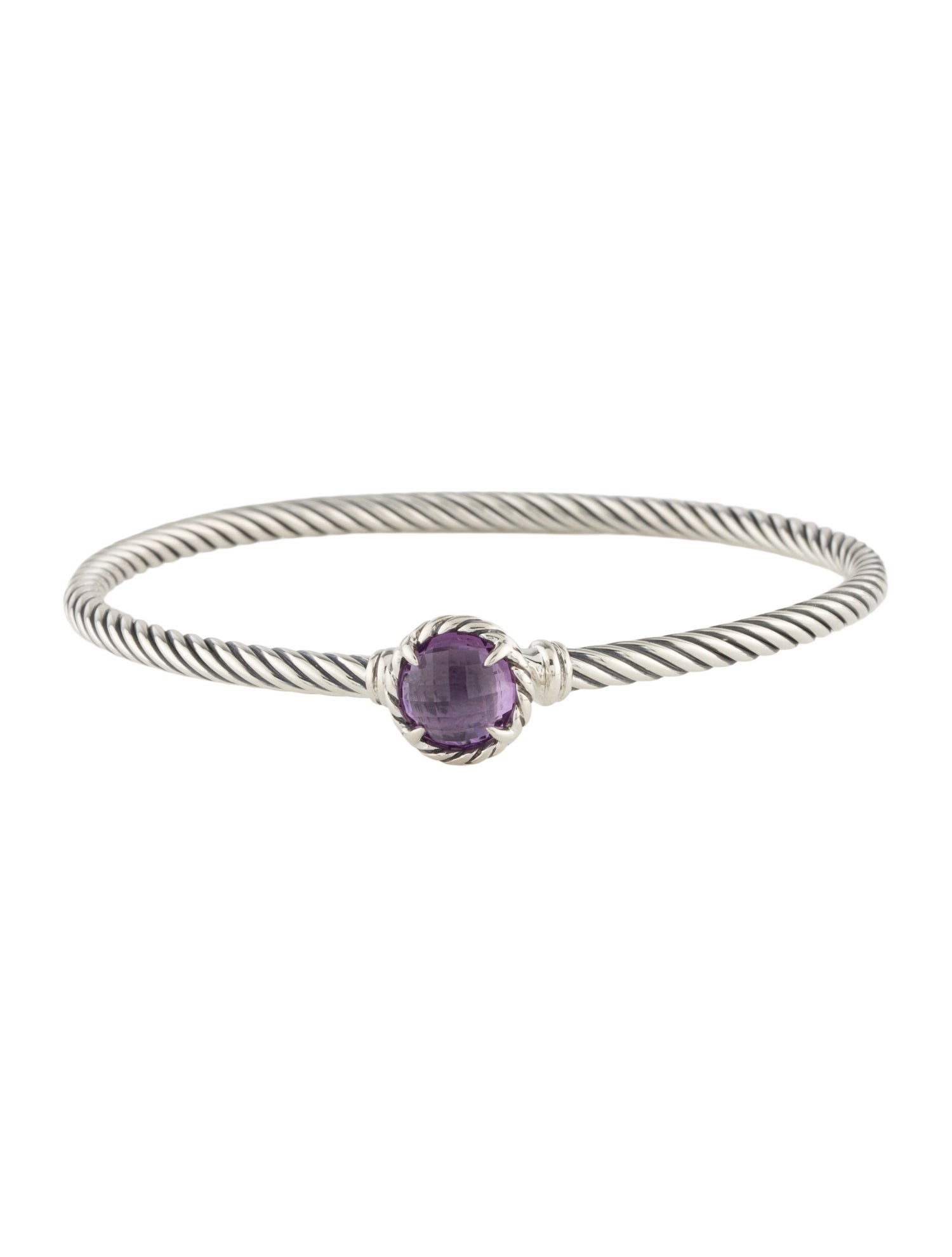 David Yurman Amethyst Petite Chatelaine Bracelet