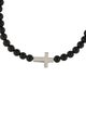 David Yurman Onyx Spiritual Beads Cross Station Bracelet