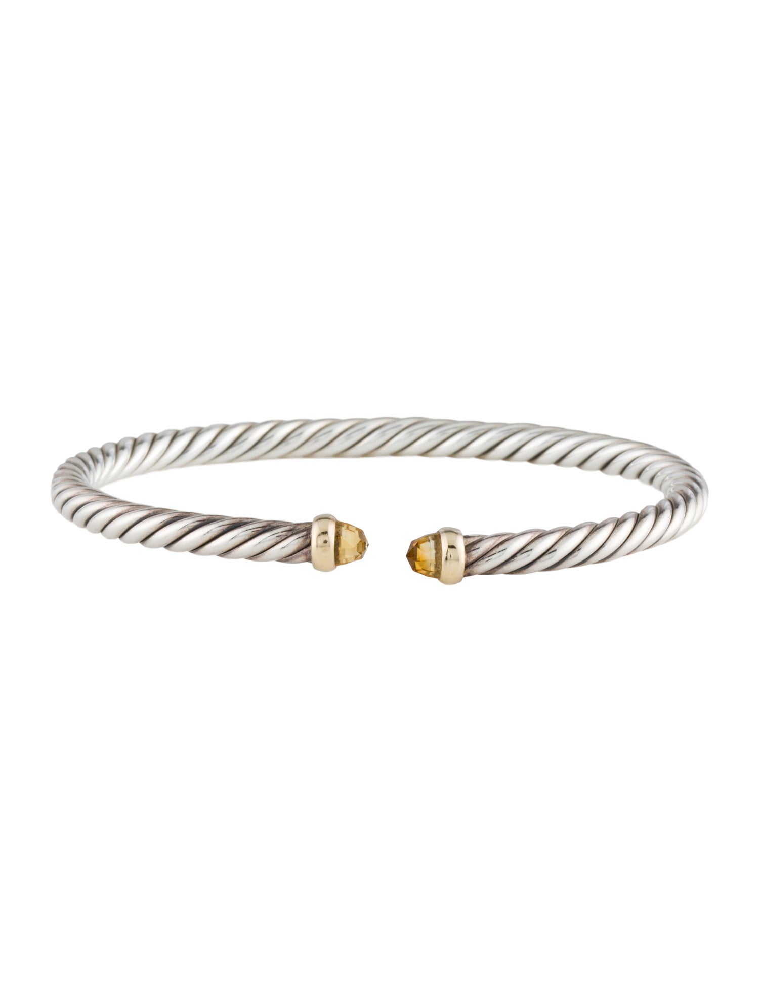 David Yurman Citrine Cable Flex Bracelet
