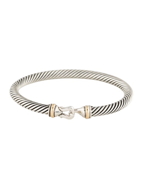 David Yurman Two-Tone Buckle Classic Cable Bracelet