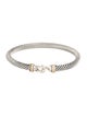 David Yurman Two-Tone Buckle Classic Cable Bracelet