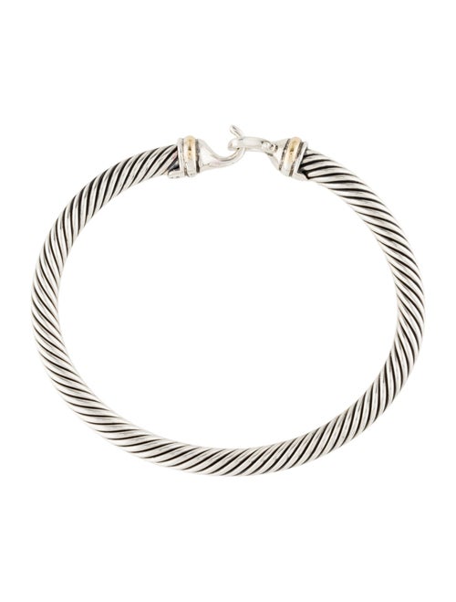 David Yurman Two-Tone Buckle Classic Cable Bracelet