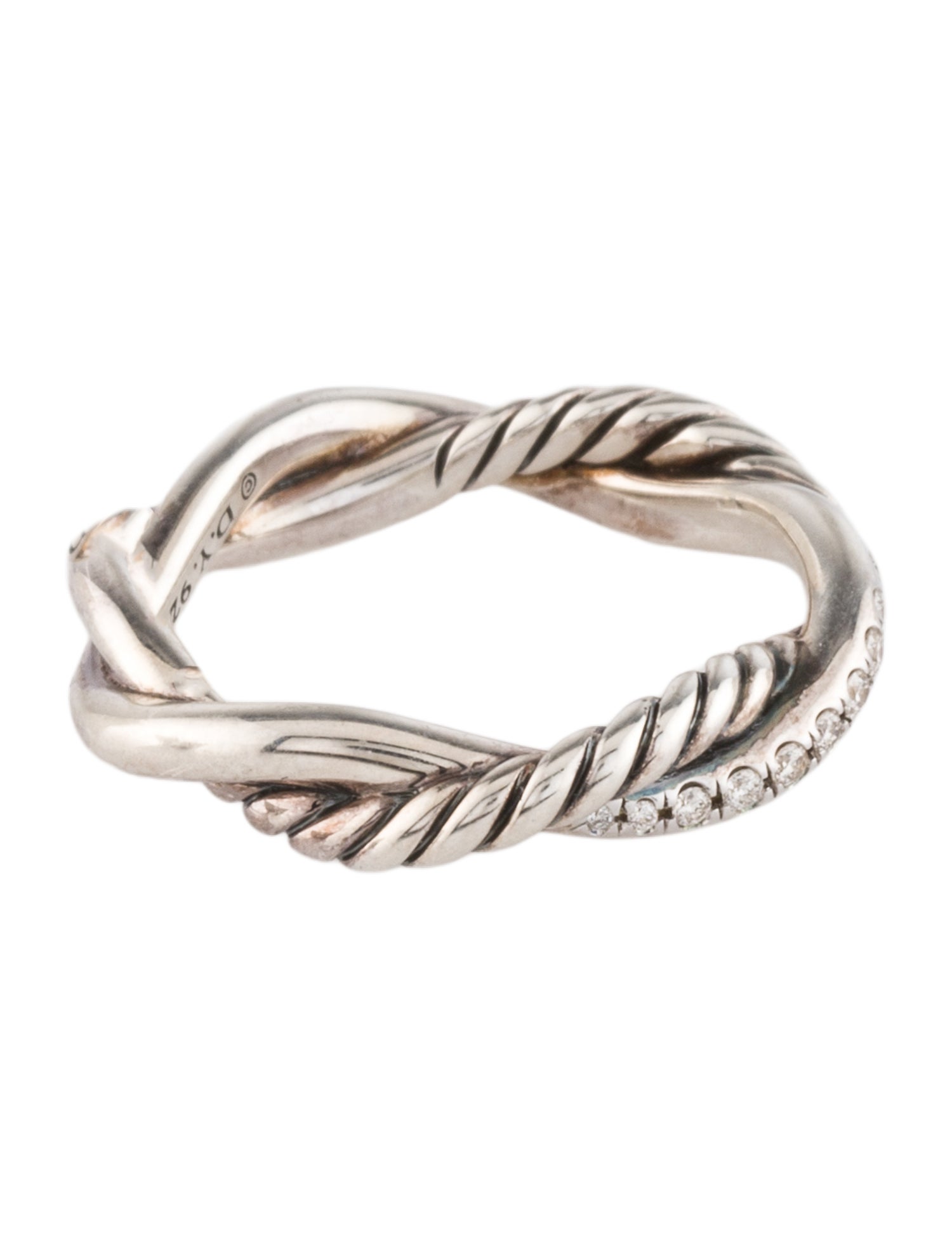 David Yurman Diamond Petite Infinity Band