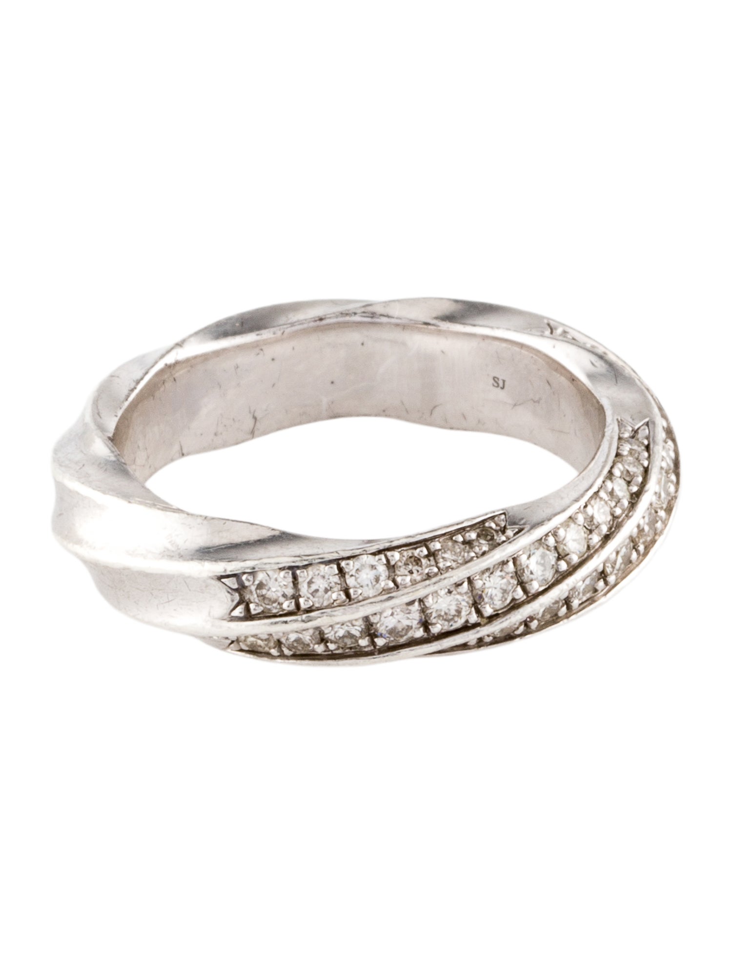 David Yurman Diamond Cable Edge® Band Ring