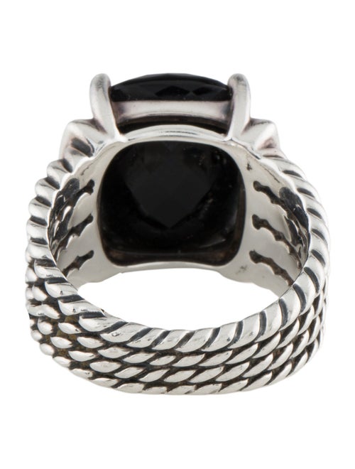 David Yurman Onyx & Diamond Wheaton Ring