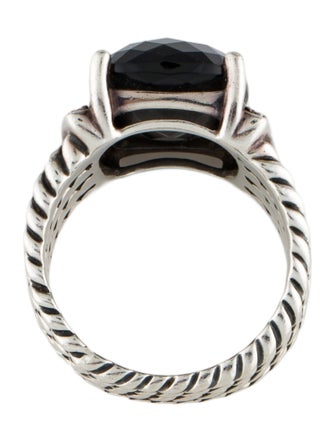 David Yurman Onyx & Diamond Wheaton Ring