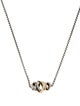 David Yurman Two-Tone Crossover Single Station Pendant Necklace