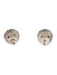 David Yurman Two-Tone Citrine Cable Cookie Stud Earrings