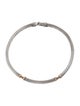 David Yurman Two-Tone Metro Cable Collar Necklace