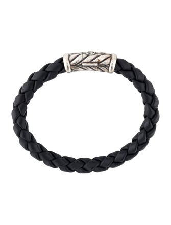 David Yurman Chevron Rubber Weave Bracelet