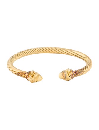 David Yurman 18K Renaissance Cablespira Bracelet