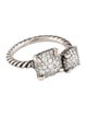 David Yurman Diamond Chatelaine Bypass Ring